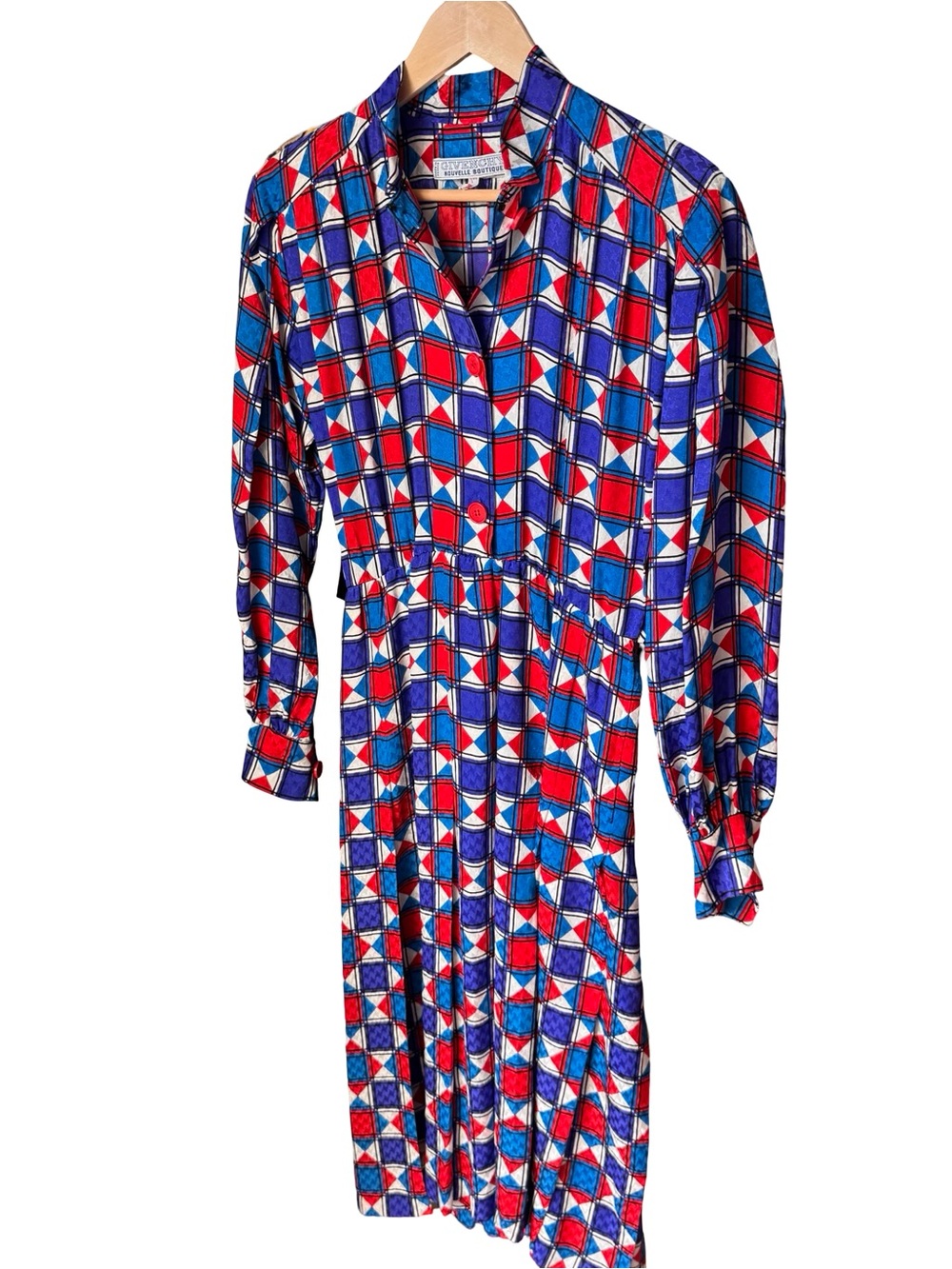 Vintage Givenchy Nouvelle Boutique Silk Dress